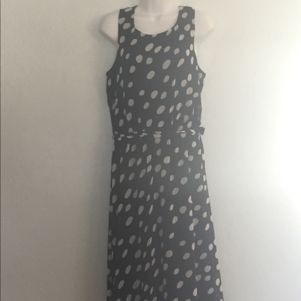 Black and white dotted dress MSK Size 12 - Picture 2 of 8